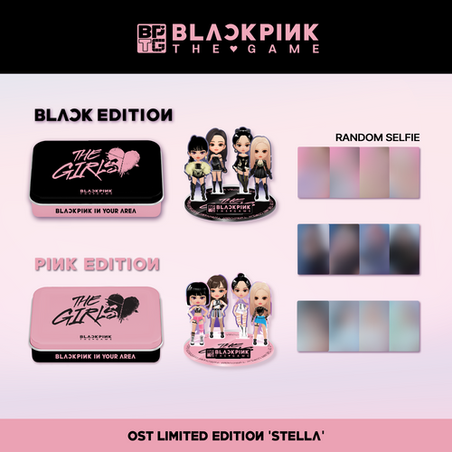 [YG] BLACKPINK - THE GAME OST [THE GIRLS] Stella ver. (SET) +Pre order benefit