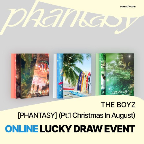 [LUCKY DRAW] THE BOYZ - 2nd Album [Pt.1 Christmas In August] (Random Ver.) + Random Photocard (SW)