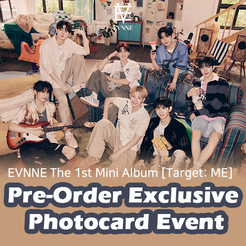 EVNNE - 1st Mini Album [Target: ME] (Random Ver.) + interAsia Photocard Event