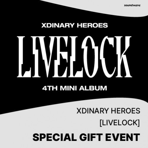 Xdinary Heroes - 4th Mini Album [Livelock] (Random Ver.) + Random Photocard (SW)