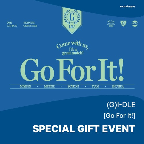 (G)I-DLE - 2024 SEASON'S GREETINGS [Go For It!] + Random Photocard (SW)