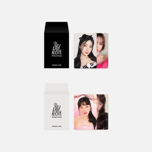 Red Velvet - 12 RANDOM TRADING CARD SET (B Ver.) / 2024 SEASON'S GREETINGS OFFICIAL MD