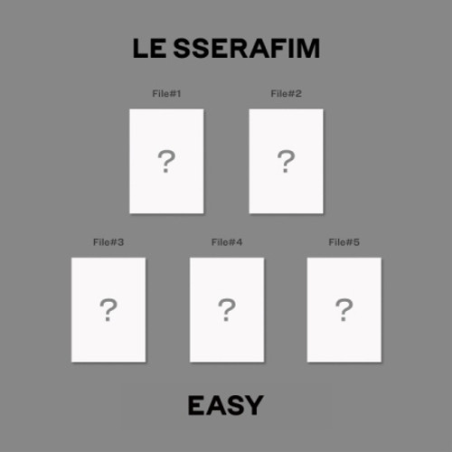 LE SSERAFIM - 3rd Mini Album 'EASY' (COMPACT ver.)(SET Ver.) + Weverse Showcase Gift (WS)