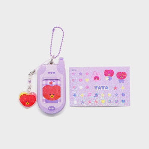 BT21 - minini RETRO PHONE KEYRING (TATA ver)