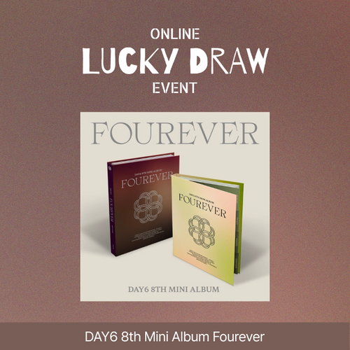 [LUCKY DRAW] DAY6 - 8th Mini Album Fourever [RANDOM ver] + Randmom Photocard (JYP SHOP)