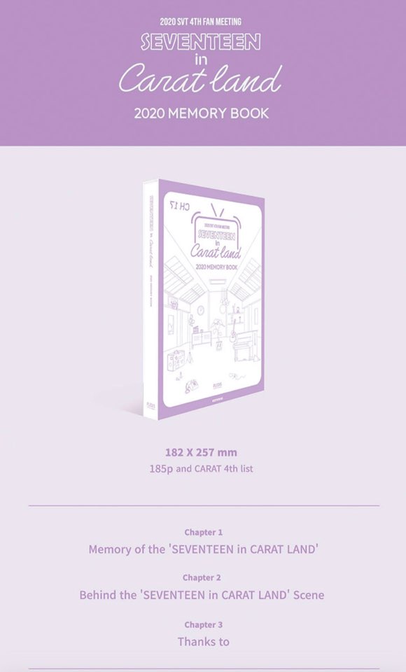 SEVENTEEN  2020 Memory Book