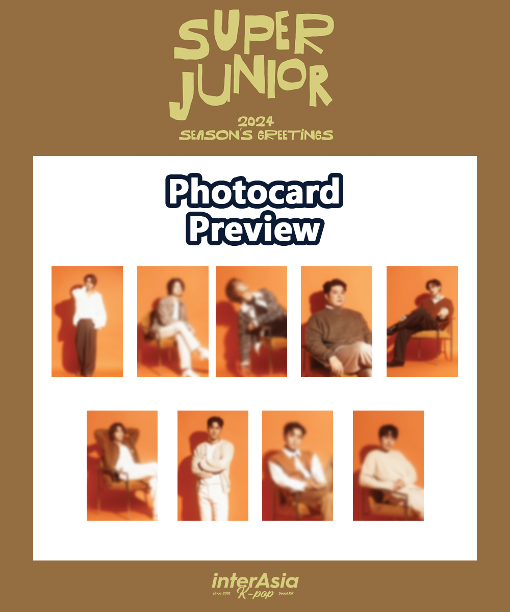 SUPER JUNIOR 2024 SUPER JUNIOR SEASON'S GREETINGS + Photocard SET