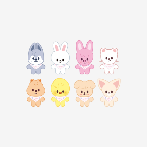 Stray Kids - 5th Fanmeeting [SKZ 5'CLOCK] : SKZOO PLUSH 10CM Ver