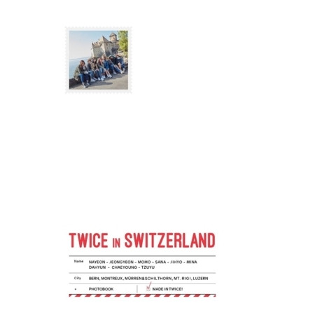 TWICE TV5 - TWICE IN SWITZERLAND PHOTOBOOK - interAsia