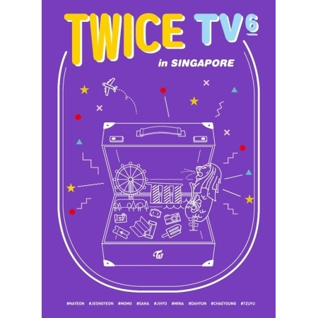 Twice TV6 Twice in Singapore 3 DVD Photobook Postcard Set