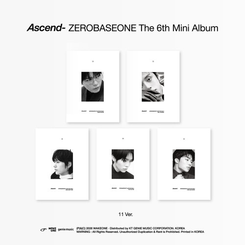 LUCKY DRAW] ZEROBASEONE - The 6th Mini Album [Ascend-] (11 Ver