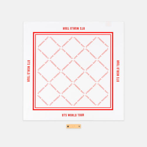 BTS World Tour [LOVE YOURSELF] Official MD - BANDANA - interAsia