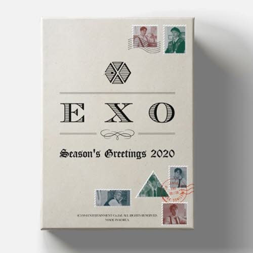 BAEKHYUN サイン入り EXO 2020 シーズンズグリーティングカード EXO - 2020 EXO SEASON'SGREETINGS+ Photocard Set - interAsia