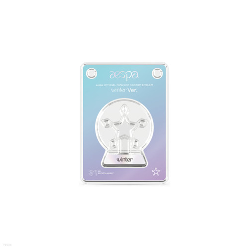 aespa - OFFICIAL FANLIGHT CUSTOM EMBLEM Winter ver. - interAsia