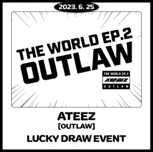 LUCKY DRAW] ATEEZ - [THE WORLD EP.2 : OUTLAW] (Random ver.) +