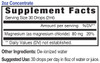 2oz Concentrate Magnesium supplement facts - Eidon Minerals