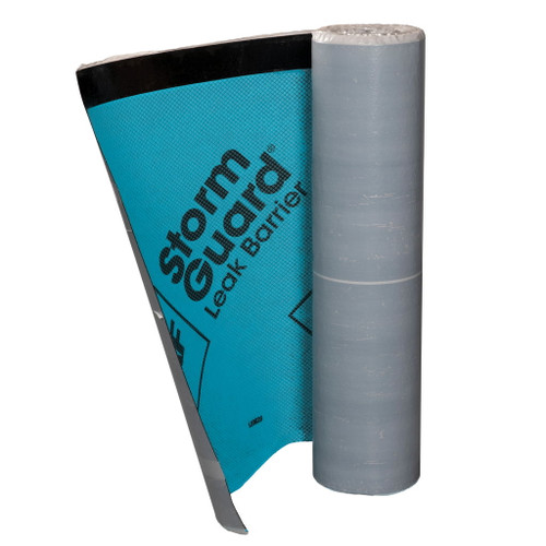 StormGuard 200 sq. ft. Synthetic Patterned-Surface Peel and Stick Roof Leak Barrier Roll
