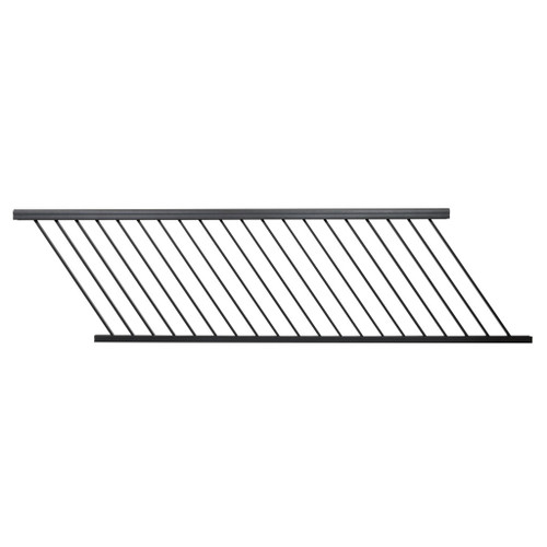 Impression Rail Express 8' x 36" Universal Aluminum Stair Application Rail Kit (Top Rail Sold Seperately) - Black