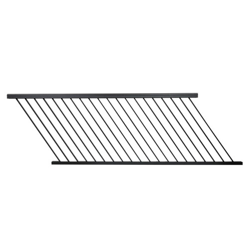 Impression Rail Express 8' x 42" Universal Aluminum Stair Application Rail Kit (Top Rail Sold Seperately) - Black