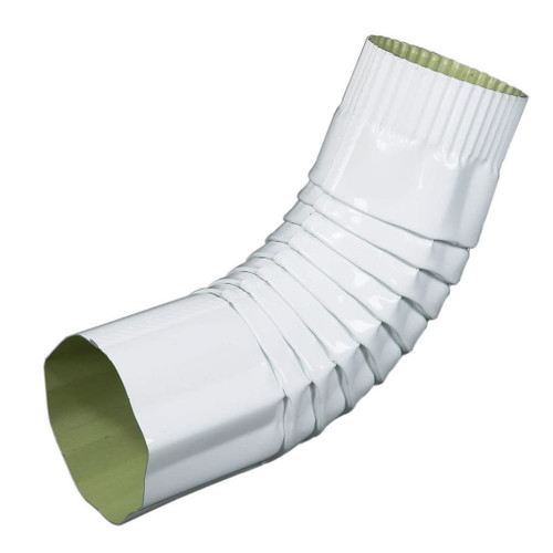 4" R/C Elbow White