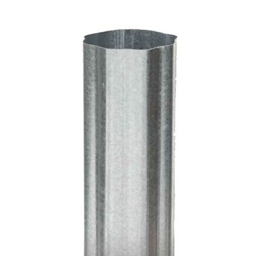 3" R/C Downspout Galvanized