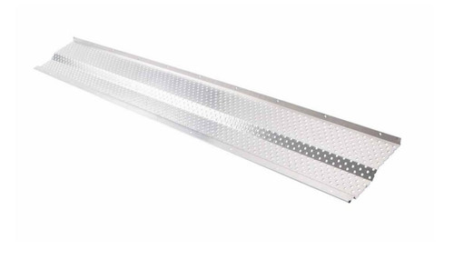 Titanguard 6" K Aluminum Gutter Guard 10' - Step-Up Mill Finish