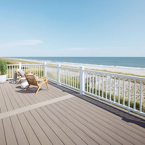 Azek Grooved Deck Plank 1X6X12 - Coastline
