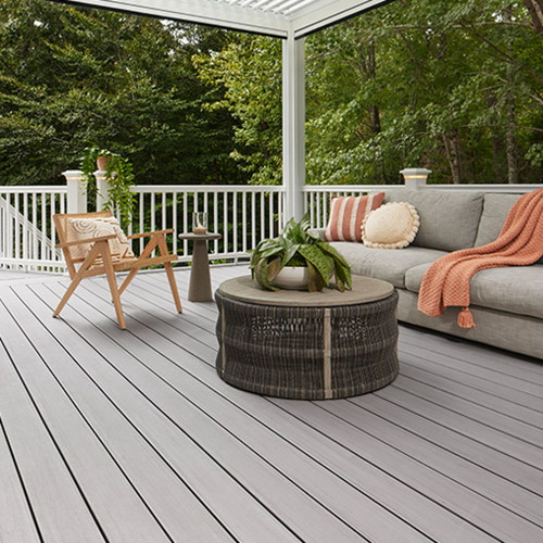Azek Grooved Deck Plank 1X6X20 - Boardwalk