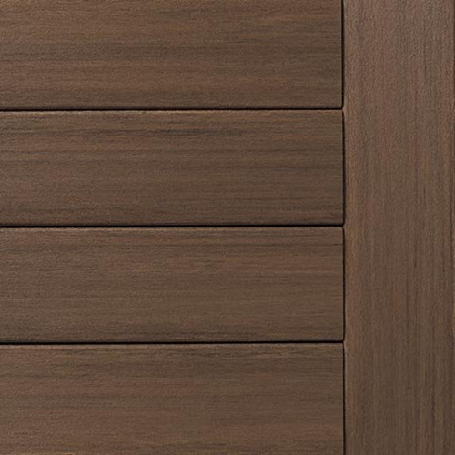 Azek Solid Deck Plank 1X8X20 - English Walnut