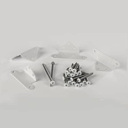 Timbertech Radiance Rail Express Hardware Mounting Kit - White