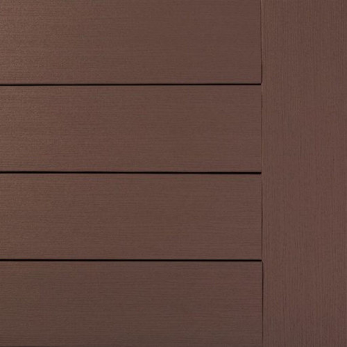 T-Tech Premier Grooved Deck Plank 5/4X6X20' - Dark Teak