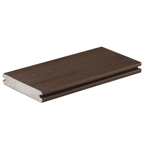 Composite Legacy 5/4" X 6" X 12' Grooved Composite Deck Board - Mocha