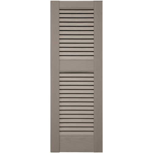 MA Louvered Shutter 12X25 8 - Clay