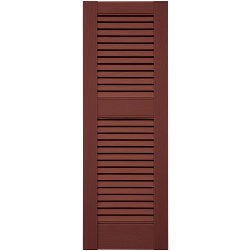 MA Louvered Shutter 15X39 27 - Burgundy