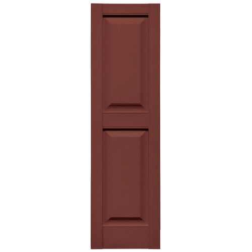 MA Raised Panel Shutter 15X43 27 - Burgundy