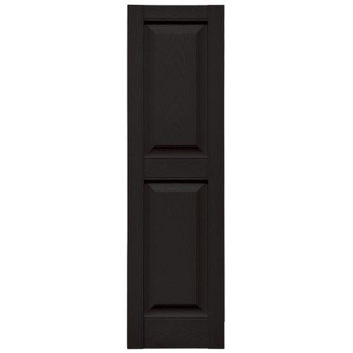 MA Raised Panel Shutter 15X47 2 - Black