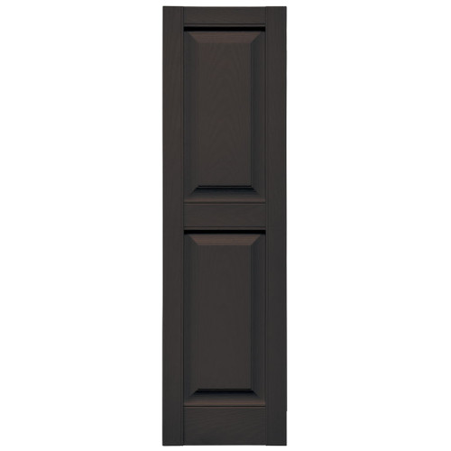 MA Raised Panel Shutter 15X67 10 - Musket Brown