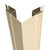 Vinyl Carpentry Corner Post 3/4" x 10' - Woodgrain