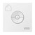 White Solar Powered Room Darkening Shade for Skylight Models VS S06, VSS S06, VSE S06