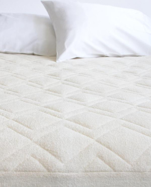 Queen mattress protector wool & cotton 16" pocket