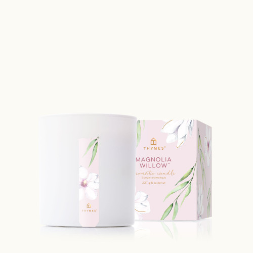 Thymes Magnolia Willow Poured Candle 8oz