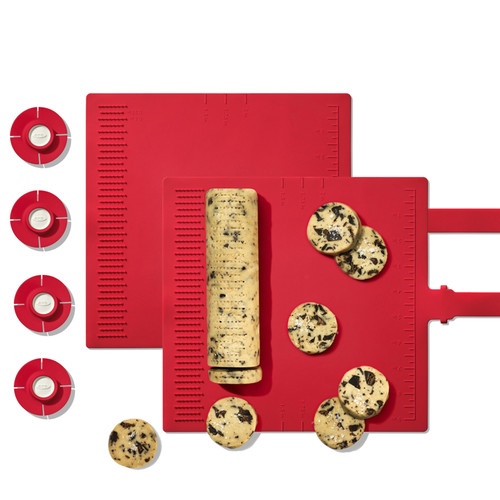 OXO Good Grips Slice & Bake Cookie Making Set, silicone. OXO Good Grips Slice & Bake Cookie Making Set, silicone.