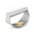 Danesco Garlic Crusher stainless steel rocker handle