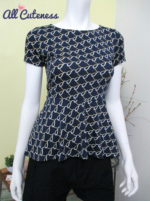 Gorgeous High Low Peplum Top