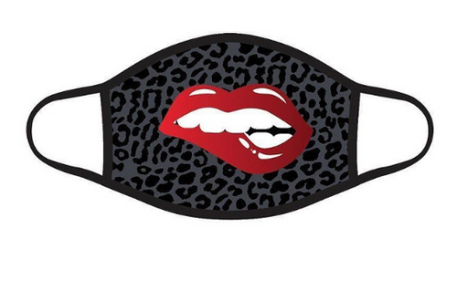 Red Lips Face Mask