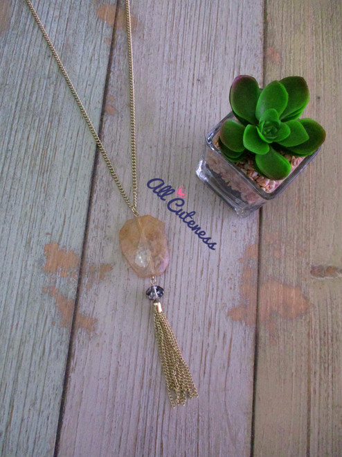 Boho Long Tassel Necklace
