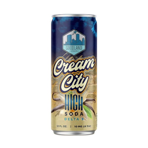 Goodland Extracts Delta 9 THC Soda – Cream City High Soda – 10mg THC