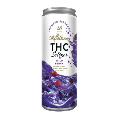 Apotheca Delta-9/CBD Hybrid Seltzer – 30mg THC + CBD | Orange Zest