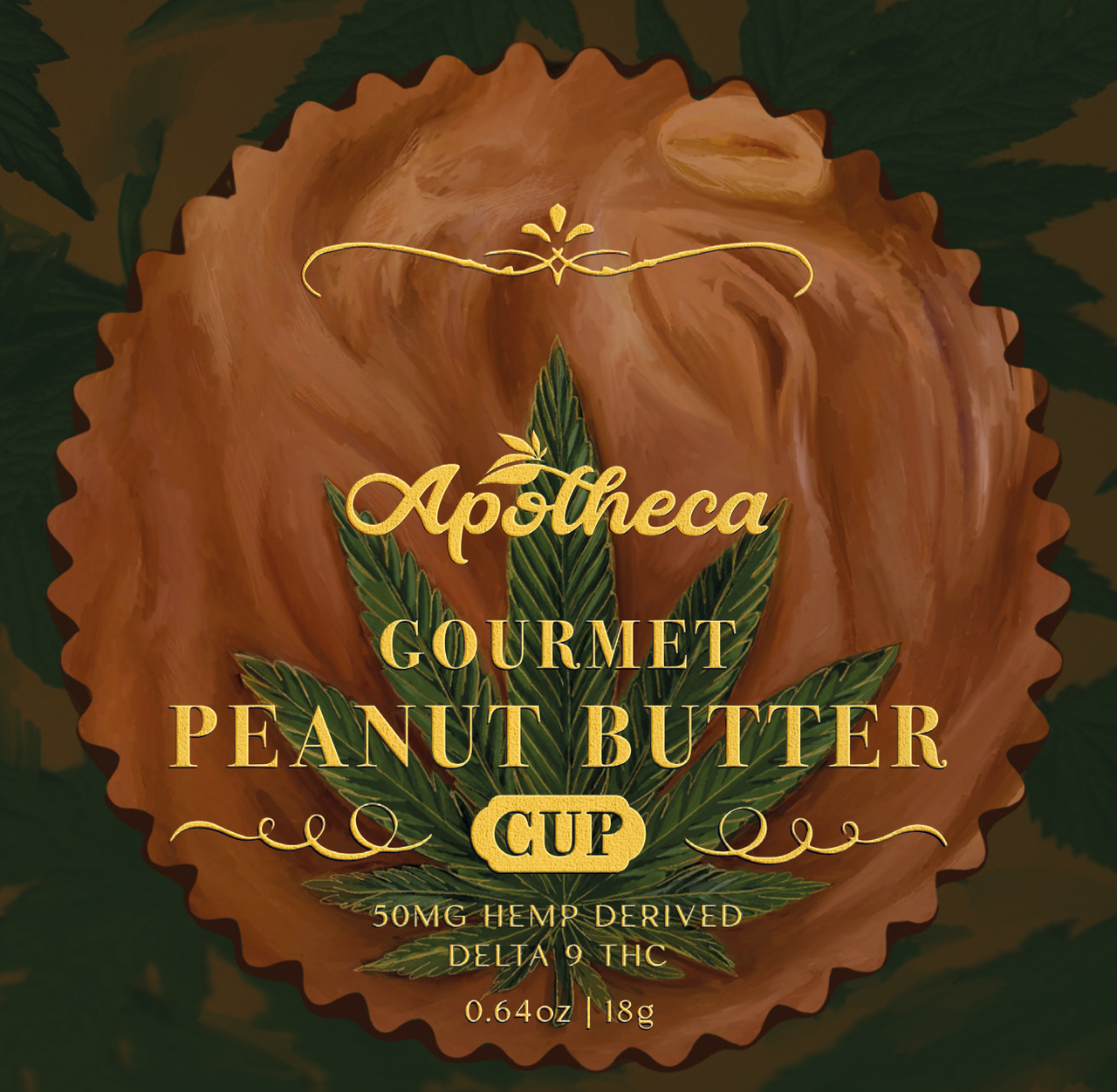 Apotheca Delta 9 Gourmet Peanut Butter Cup | 50mg Cannabis Edible
