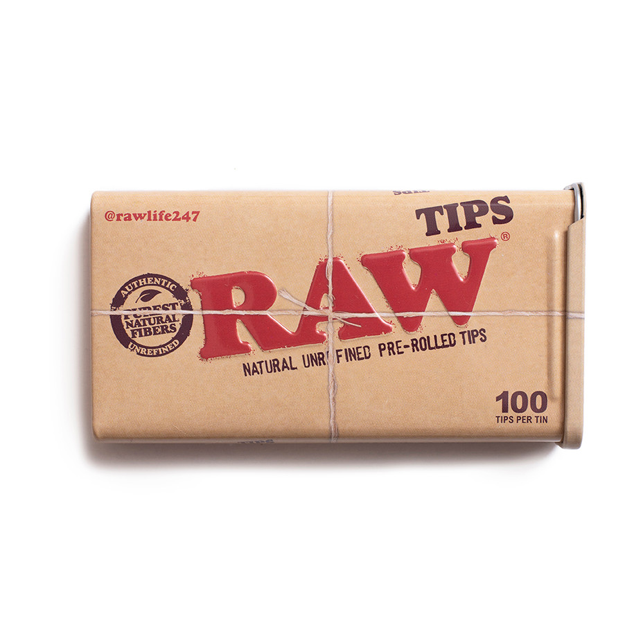 RAW NATURAL UNREFINED PRE-ROLLED TIPS – 100% Biologisch, Vegan, Von Trendz